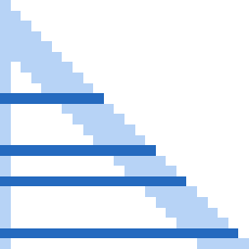 Per-token gating in a frozen model.